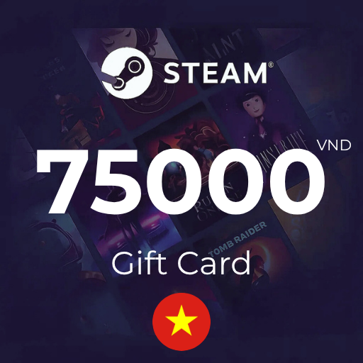 گیفت کارت استیم 75,000 دانگ ویتنام - Steam Vietnam 75,000 VND