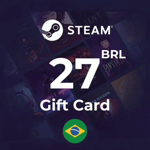 گیفت کارت استیم 27 رئال برزیل - Steam Brazil 27 BRL