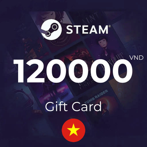 گیفت کارت استیم 120,000 دانگ ویتنام - Steam Vietnam 120,000 VND